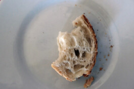 Archiv der angebissenen Brotscheiben