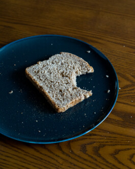 Archiv der angebissenen Brotscheiben