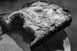 Archiv der angebissenen Brotscheiben